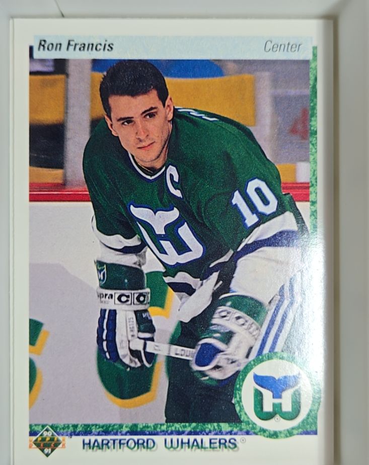 1990-91 Upper Deck #67 Ron Francis — front