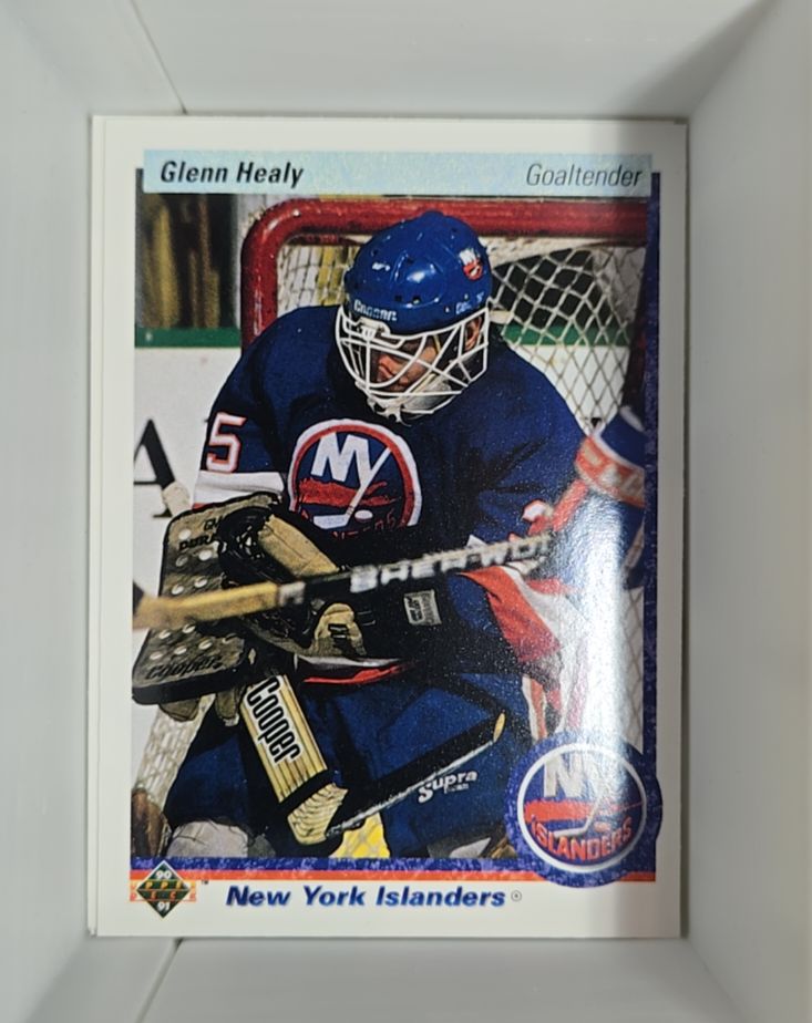 1990-91 Upper Deck #18 Glenn Healy — front