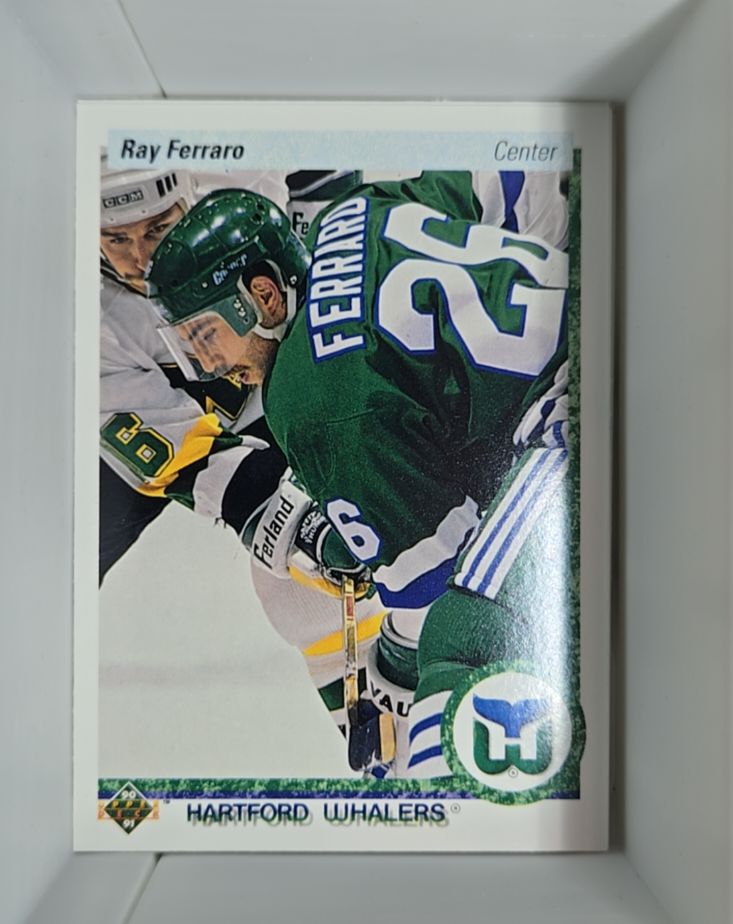 1990-91 Upper Deck #289 Ray Ferraro Hartford Whalers — front