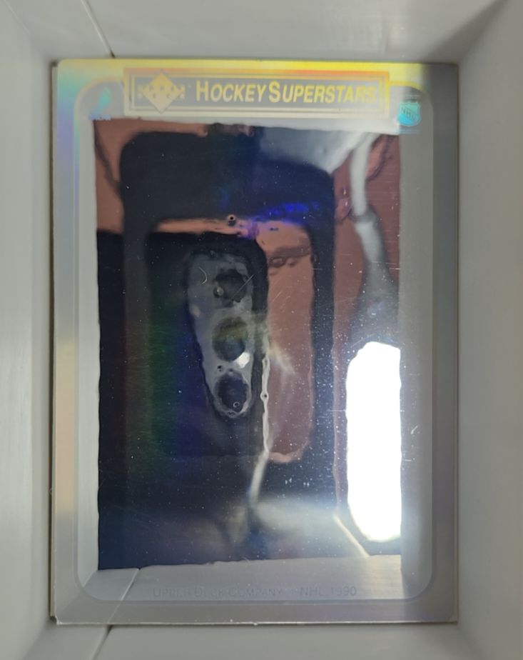 1990 Upper Deck Hockey Superstars Hologram Wayne Gretzky — front