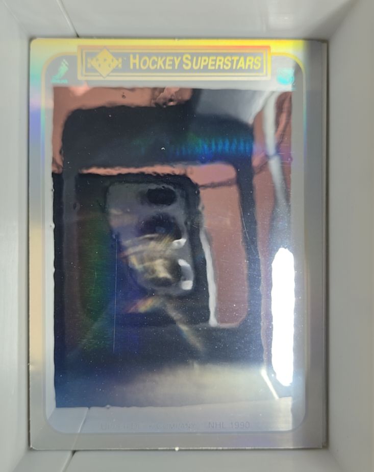 1990 Upper Deck Hockey Superstars Hologram #NNO Wayne Gretzky — front