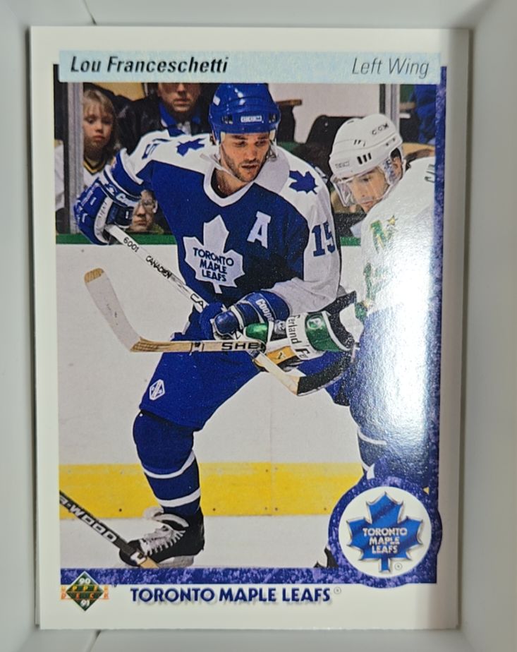 1990-91 Upper Deck #396 Lou Franceschetti — front