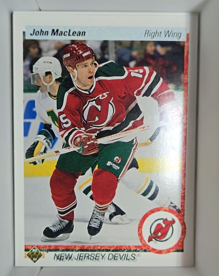 1990-91 Upper Deck #161 John MacLean — front