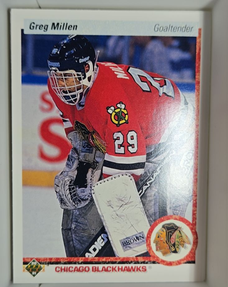 1990-91 Upper Deck #213 Greg Millen — front