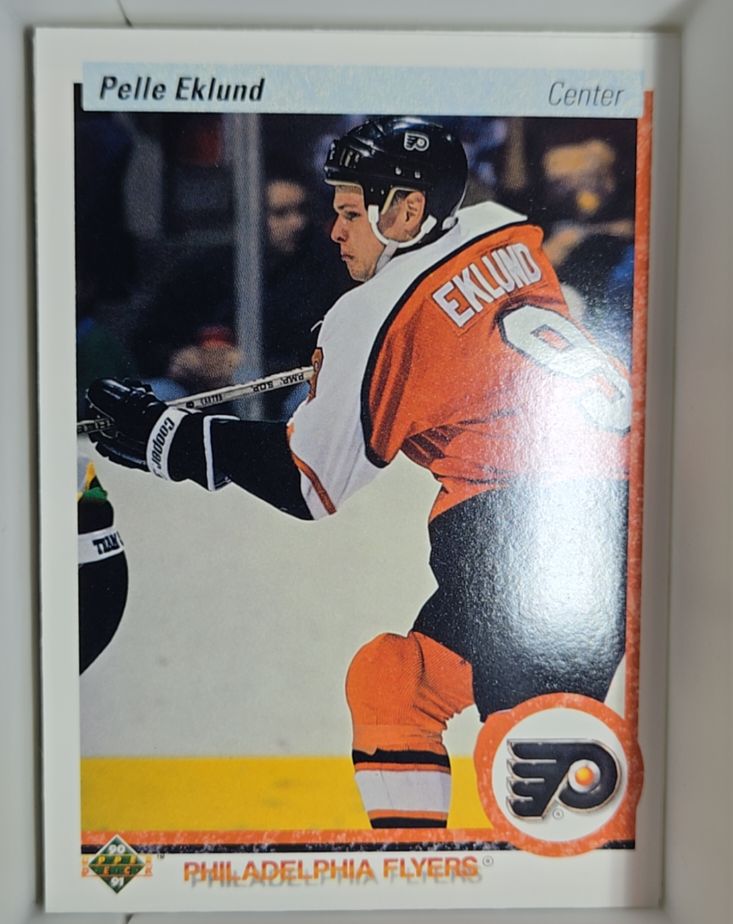 1990-91 Upper Deck #138 Pelle Eklund Philadelphia Flyers — front