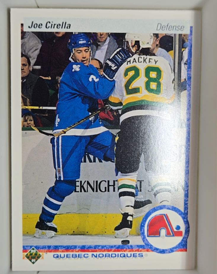 1990-91 Upper Deck #293 Joe Cirella Quebec Nordiques — front