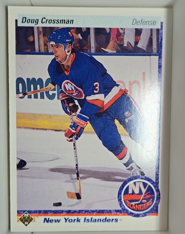 1990-91 Upper Deck #7 Doug Crossman New York Islanders — front