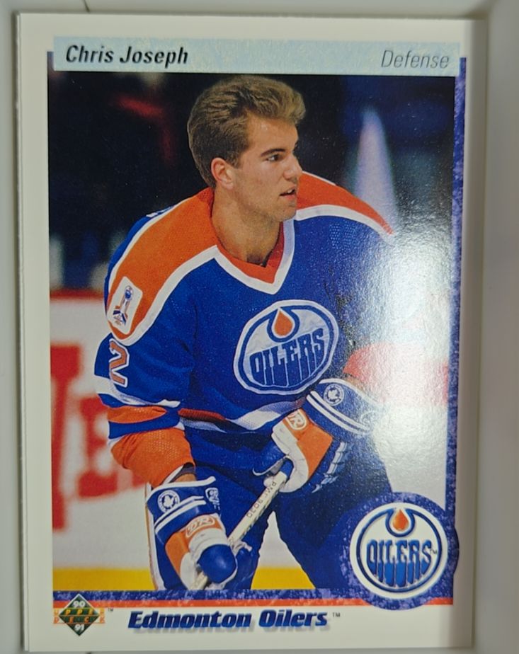 1990-91 Upper Deck #323 Chris Joseph — front