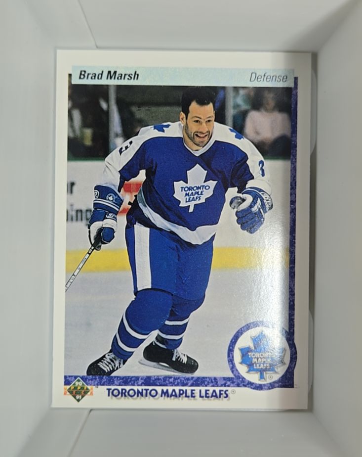 1990-91 Upper Deck #199 Brad Marsh — front
