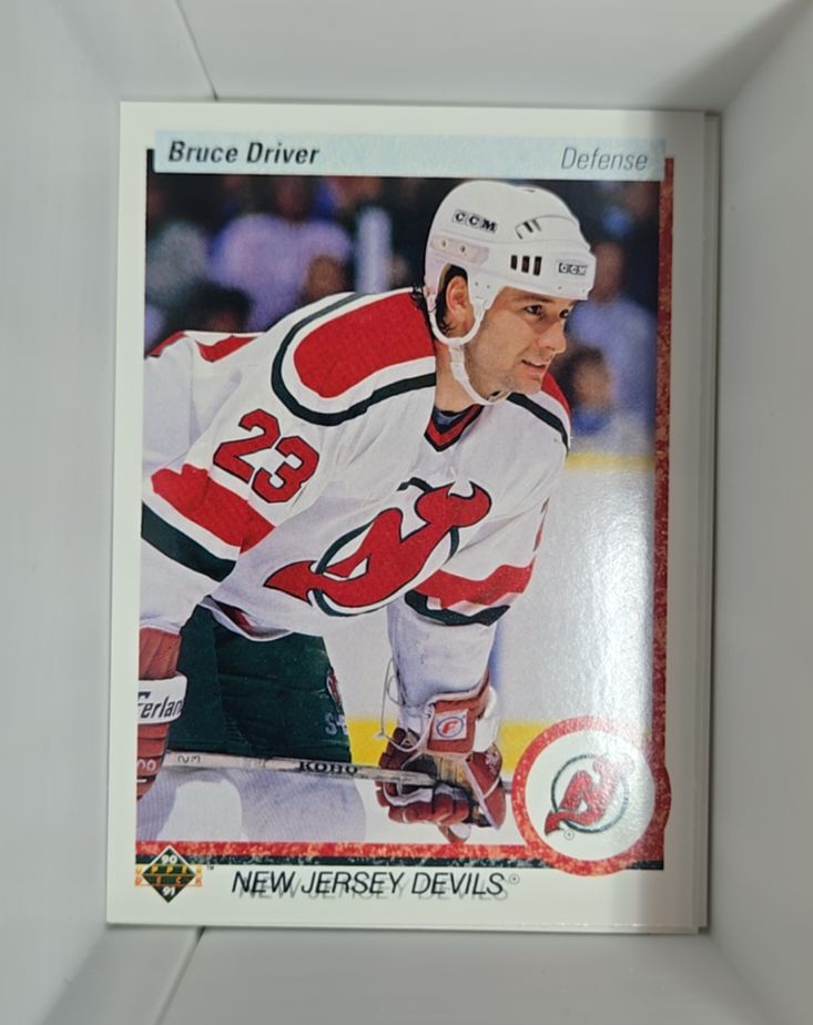 1990-91 Upper Deck #373 Bruce Driver — front