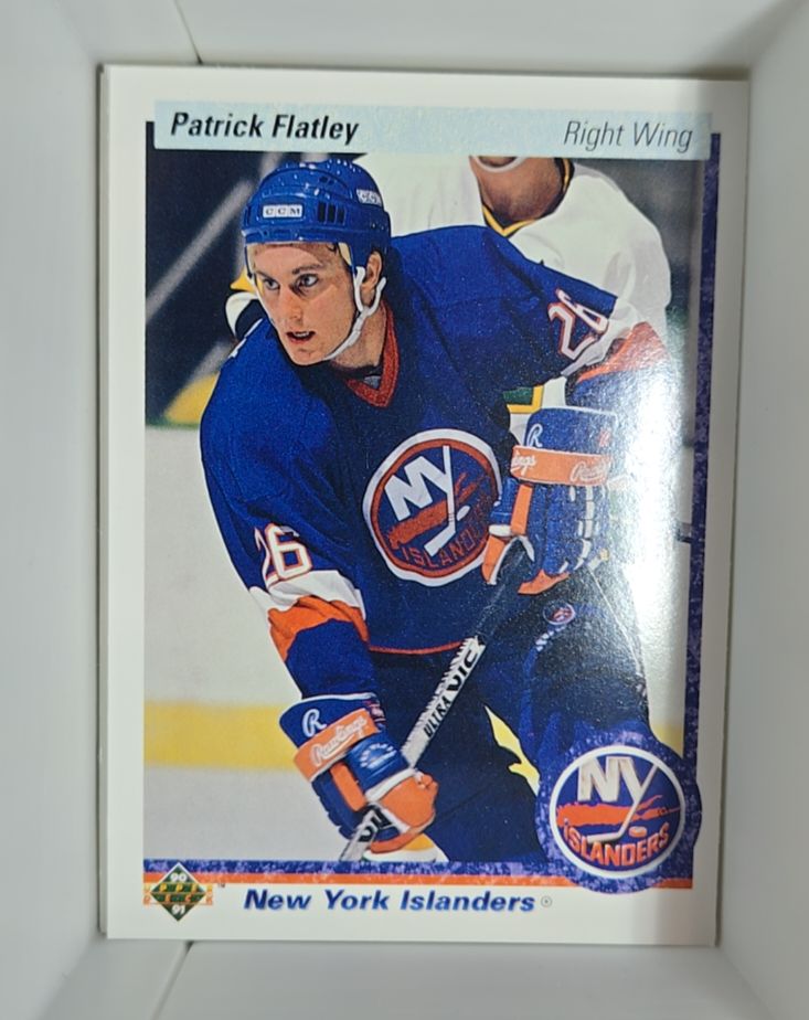 1990-91 Upper Deck #118 Patrick Flatley — front