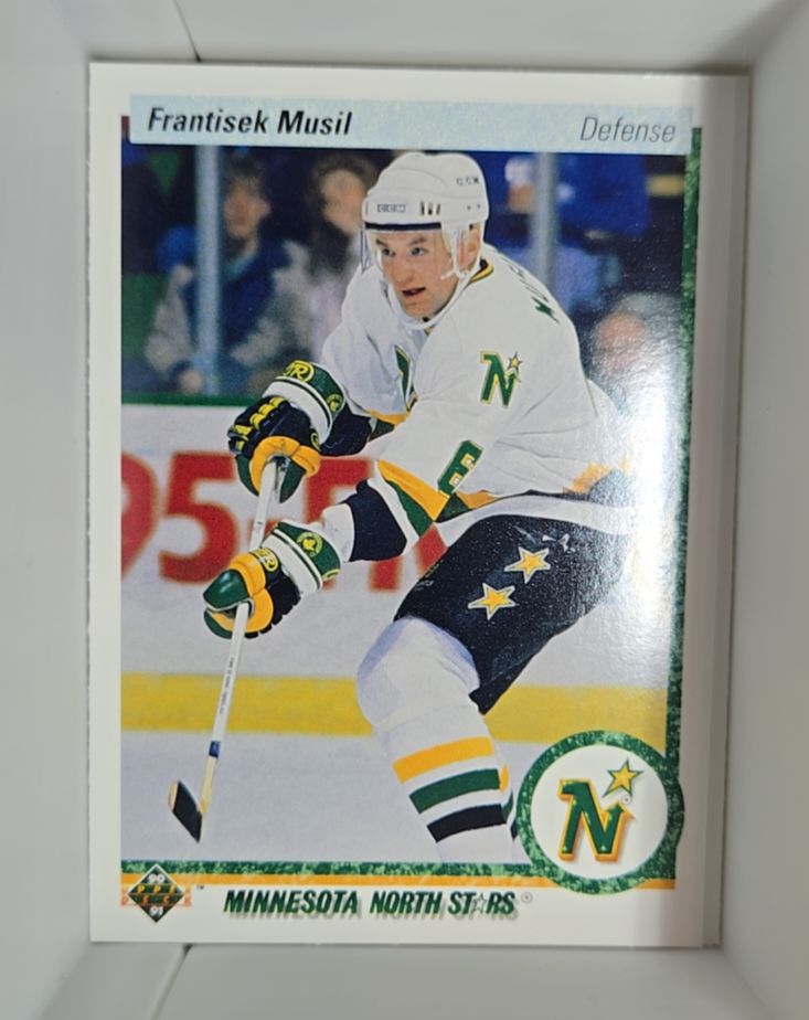 1990-91 Upper Deck #383 Frantisek Musil Minnesota North Stars — front