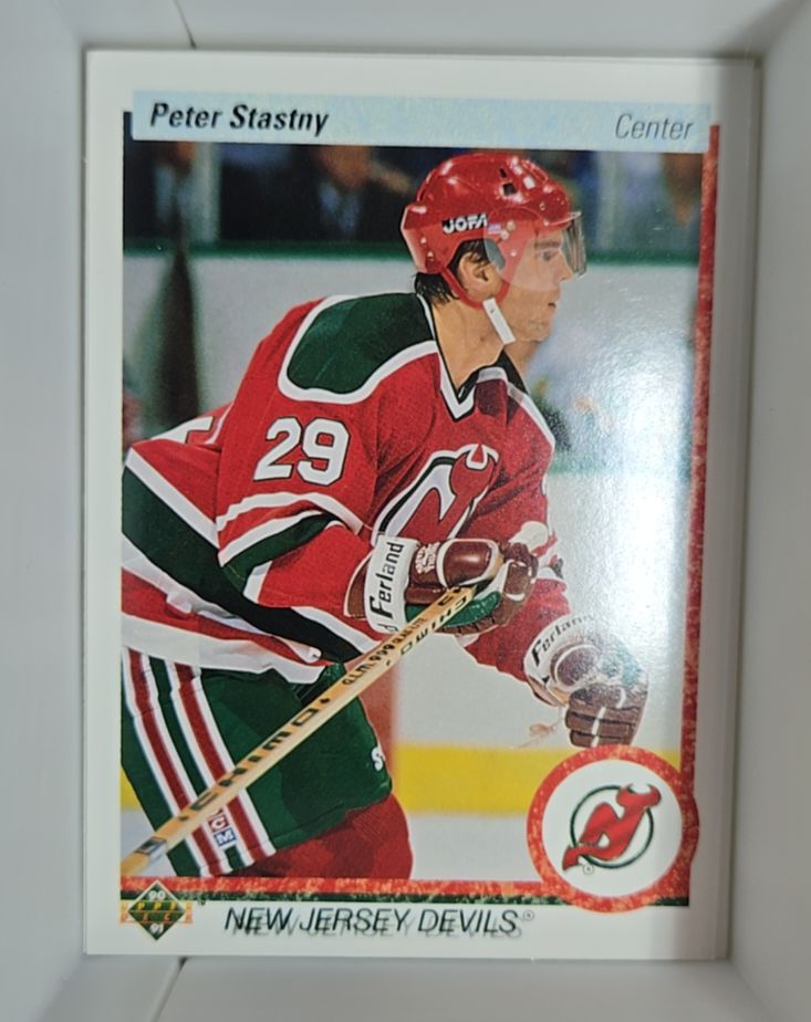 1990-91 Upper Deck #163 Peter Stastny New Jersey Devils — front