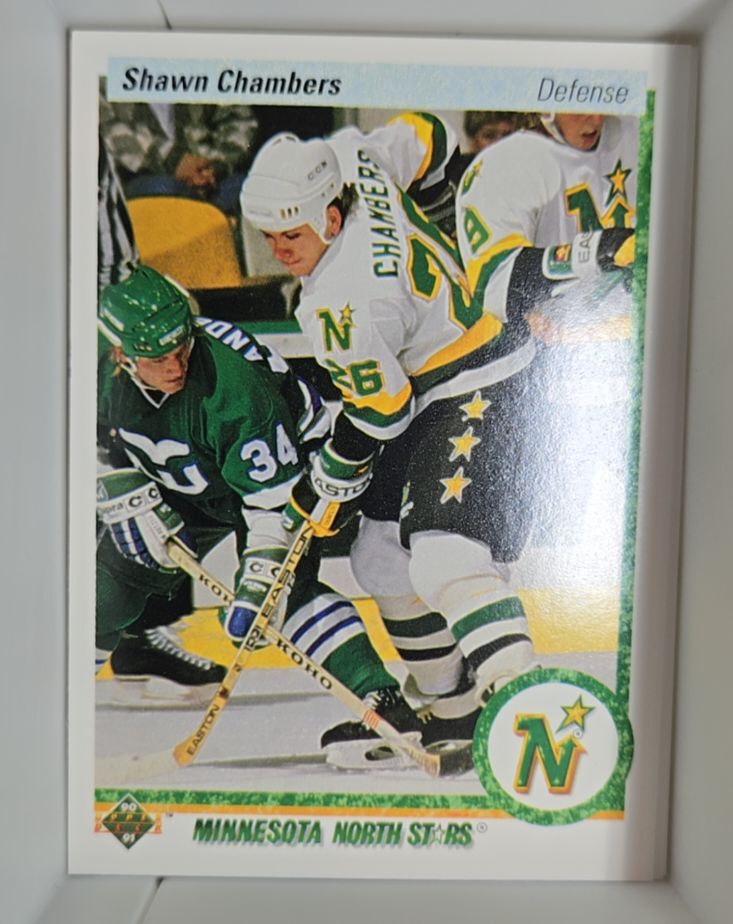 1990-91 Upper Deck #106 Shawn Chambers Minnesota North Stars — front