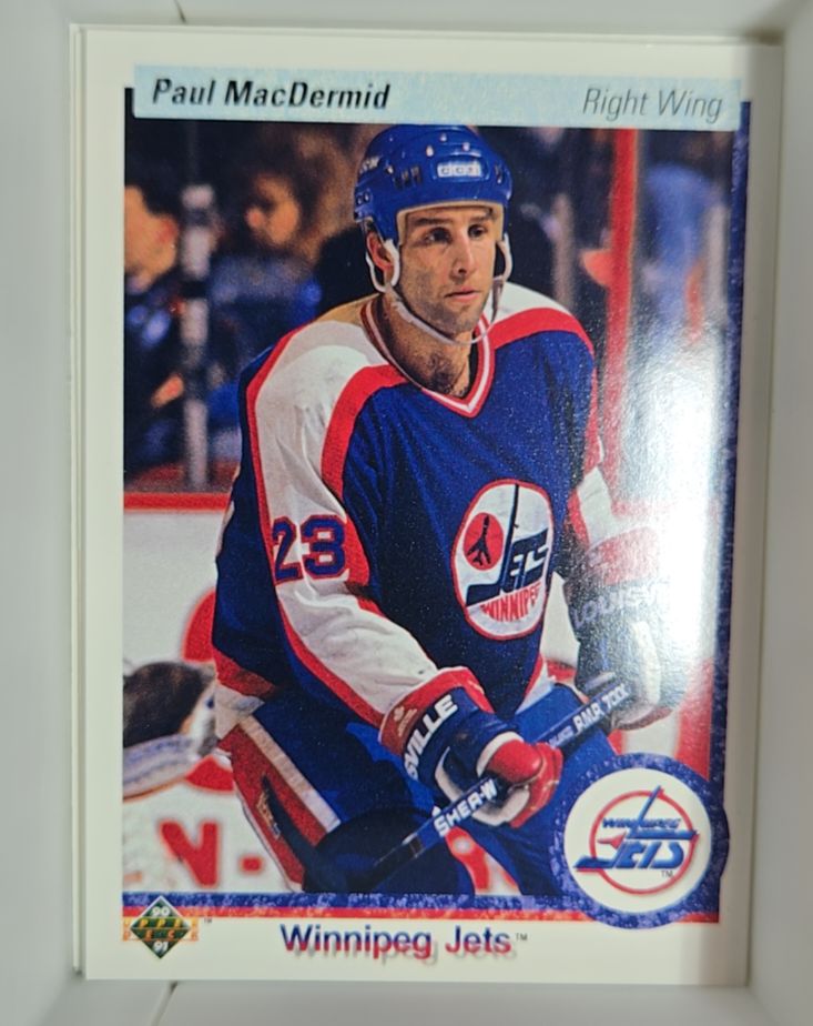 1990-91 Upper Deck #218 Paul MacDermid — front
