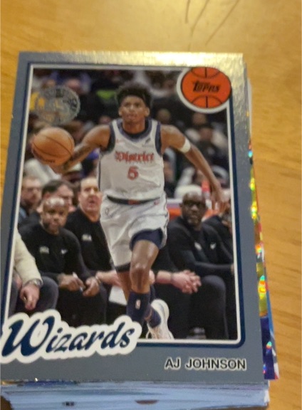 2025-26 Topps 45th Anniversary #80BK-18 AJ Johnson — front