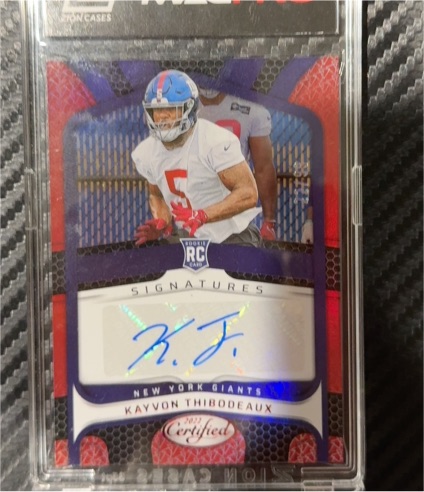 2022 Panini Certified Rookie Signatures #RS-KT Kayvon Thibodeaux — front