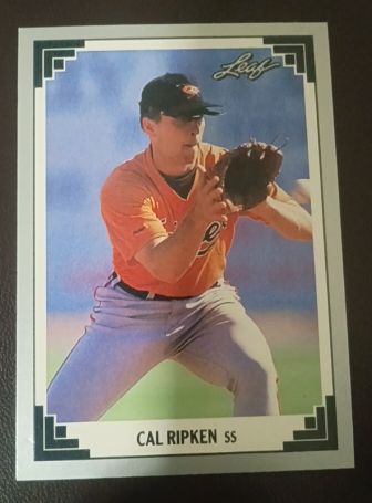 1991 Leaf #430 Cal Ripken — front