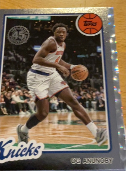 2025 Topps Basketball #80BK-33 OG Anunoby — front