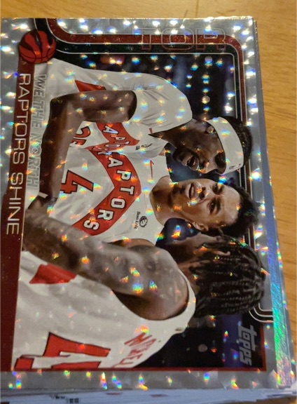 2025-26 Topps #276 We The North: Raptors Shine — front