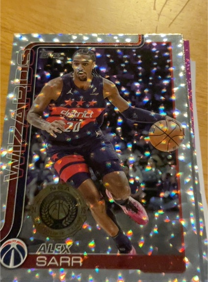 2025-26 Topps #96 Alex Sarr — front