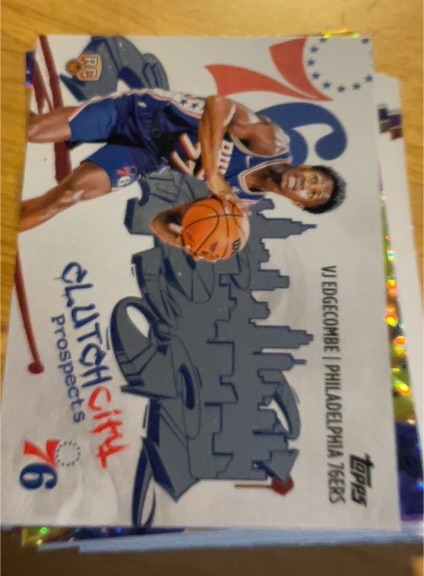 2025 Topps #CC-3 VJ Edgecombe Clutch City Prospects — front
