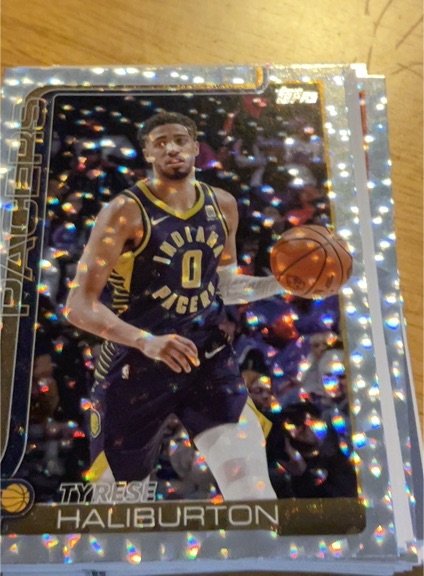 2025-26 Topps #47 Tyrese Haliburton — front