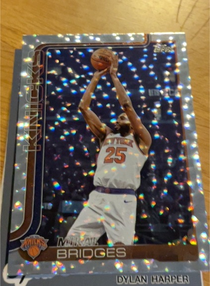 2025-26 Topps #18 Mikal Bridges — front
