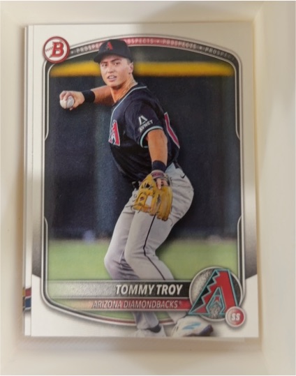 2025 Bowman Draft #BD-36 Tommy Troy — front