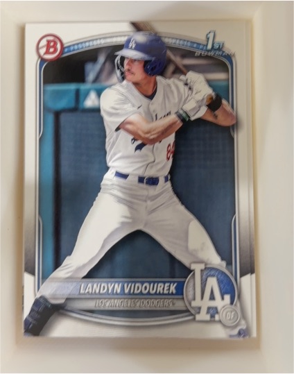 2025 Bowman Draft #BD-158 Landyn Vidourek — front