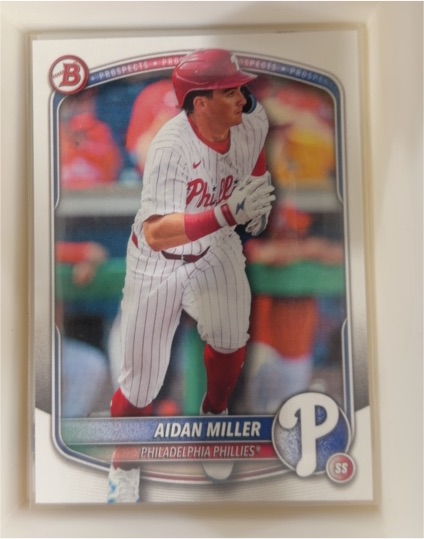 2025 Bowman Draft #BD-180 Aidan Miller — front