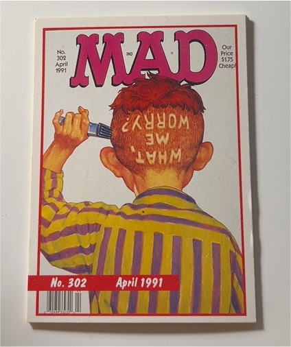 1992 Lime Rock Mad Magazine #302 April 1991 — front