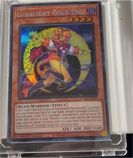 Yu-Gi-Oh! Lunalight Gold Leo DUAD-EN005 — front
