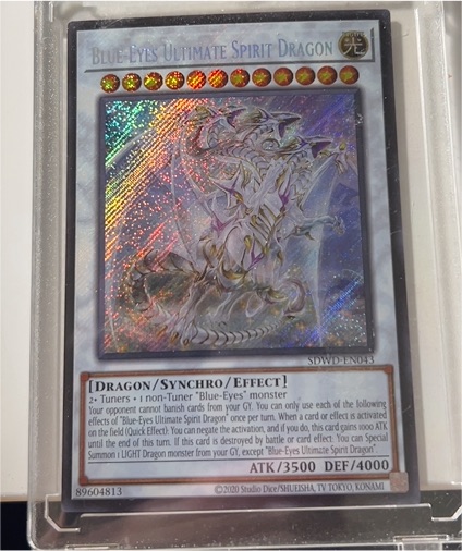 2020 Yu-Gi-Oh Blue-Eyes Ultimate Spirit Dragon SDWD-EN043 — front