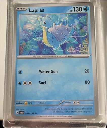 2024 Pokemon Stellar Crown #031 Lapras — front