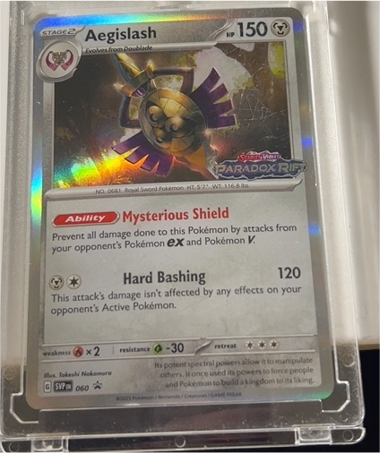 2023 Pokémon SVP 060 Aegislash Paradox Rift — front