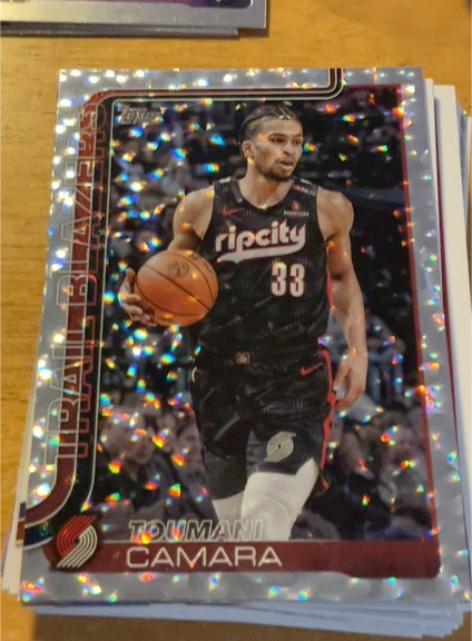 2025-26 Topps #128 Toumani Camara — front