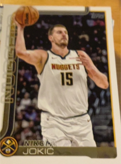 2025-26 Topps #101 Nikola Jokic — front