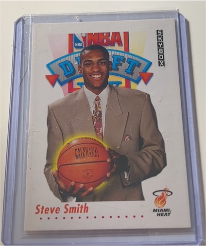 1991-92 Skybox #517 Steve Smith Rookie Card — front