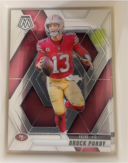 2025 Panini Mosaic #221 Brock Purdy — front