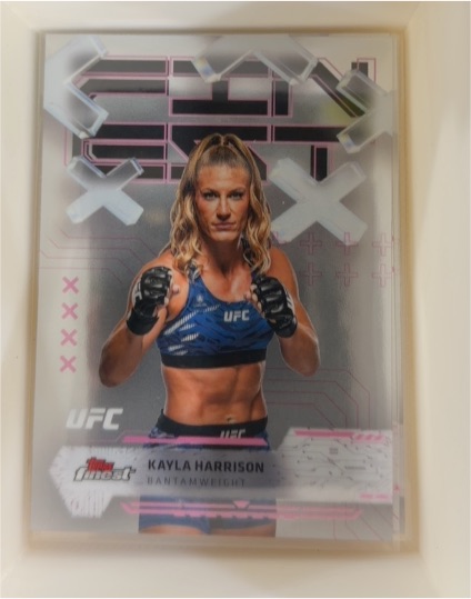 2025 Topps Finest UFC #9 Kayla Harrison — front