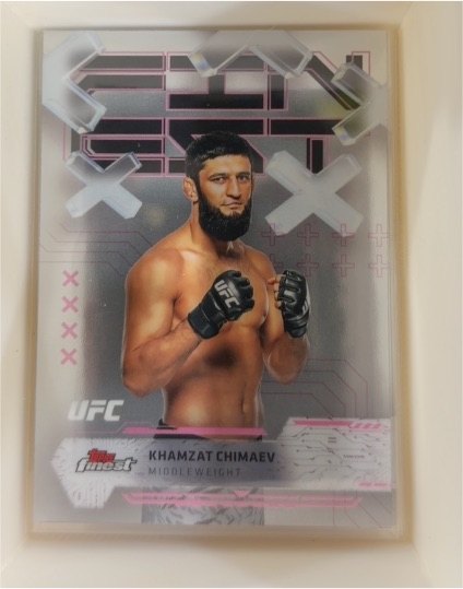 2025 Topps Finest UFC #24 Khamzat Chimaev — front