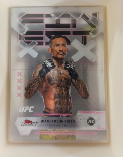 2025 Topps Finest UFC #27 Joanderson Brito RC — front