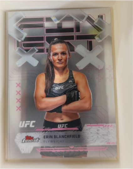 2025 Topps Finest UFC #5 Erin Blanchfield — front