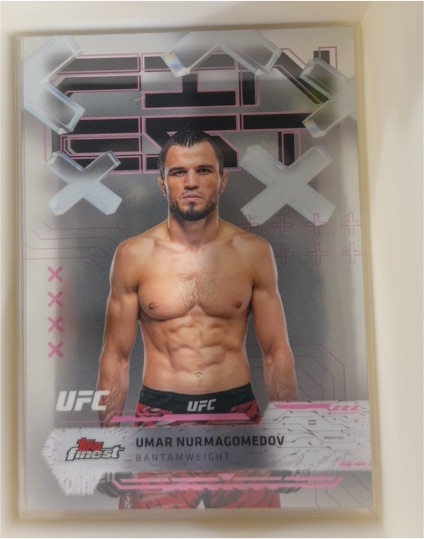 2025 Topps Finest UFC #23 Umar Nurmagomedov — front