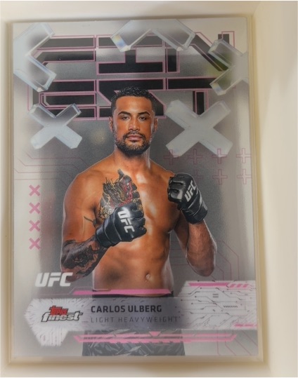 2025 Topps Finest UFC #37 Carlos Ulberg — front