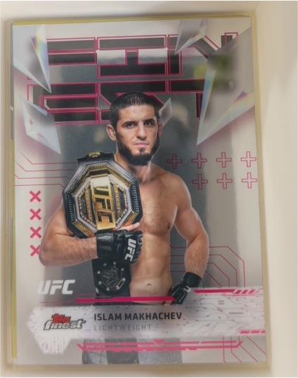 2025 Topps Finest UFC #177 Islam Makhachev — front