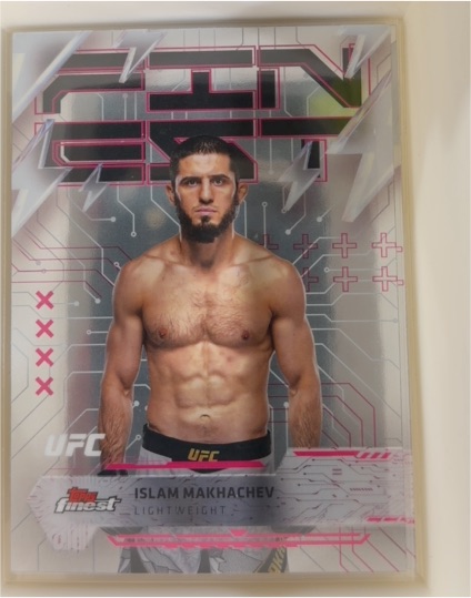 2025 Topps Finest UFC #287 Islam Makhachev — front