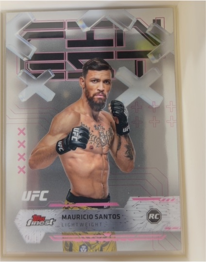 2025 Topps Finest UFC #52 Mauricio Santos RC — front