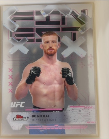2025 Topps Finest UFC #92 Bo Nickal — front